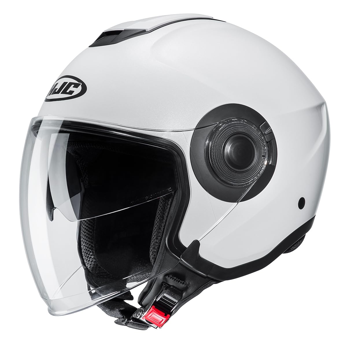 HJC, Motorrad-Jethelm i40N Semi Mat Perlweiss, XS von HJC Helmets