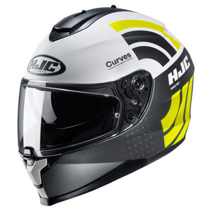 HJC C70 Curves MC4HSF Integralhelm Matt Weiss Gelb Anthrazit HJC C70 Curves MC4HSF Integralhelm Matt Weiss Gelb Anthrazit von HJC