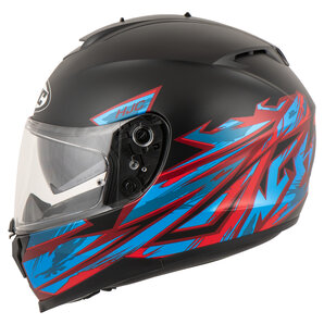 HJC C70 Pentas MC21SF Integralhelm Matt Schwarz Blau Rot von HJC