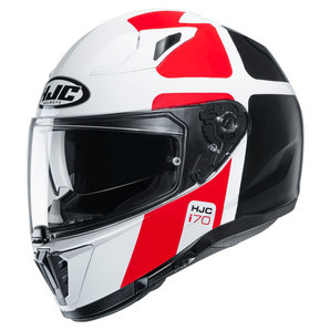 HJC I70 Prika MC1 Integralhelm Weiss Rot Schwarz von HJC