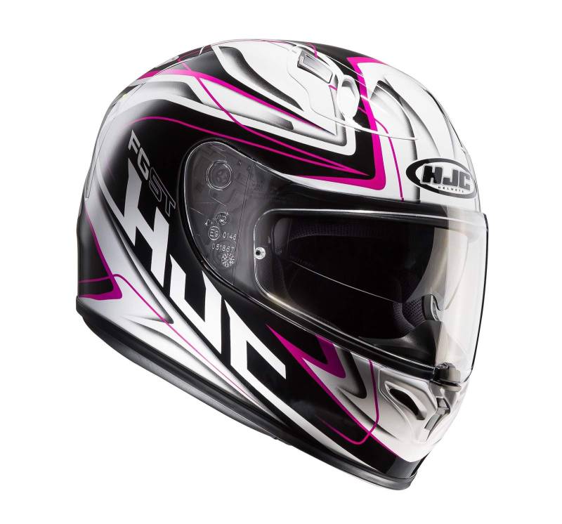 HJC Motorradhelm FG-ST Crucial MC8, Pink/fuschia, Größe S von HJC Helmets