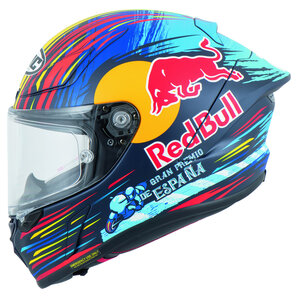 HJC RPHA 1 Red Bull Jerez MC21SF Integralhelm Blau Rot Gelb von HJC