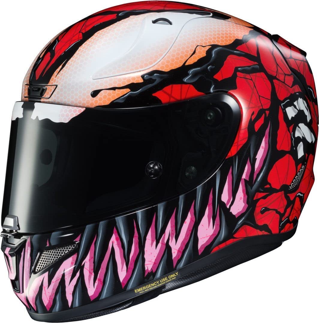 HJC Helmets Motorradhelm RPHA11 Marvel Carnage, L, Noir Rouge, 13217509-L von HJC Helmets
