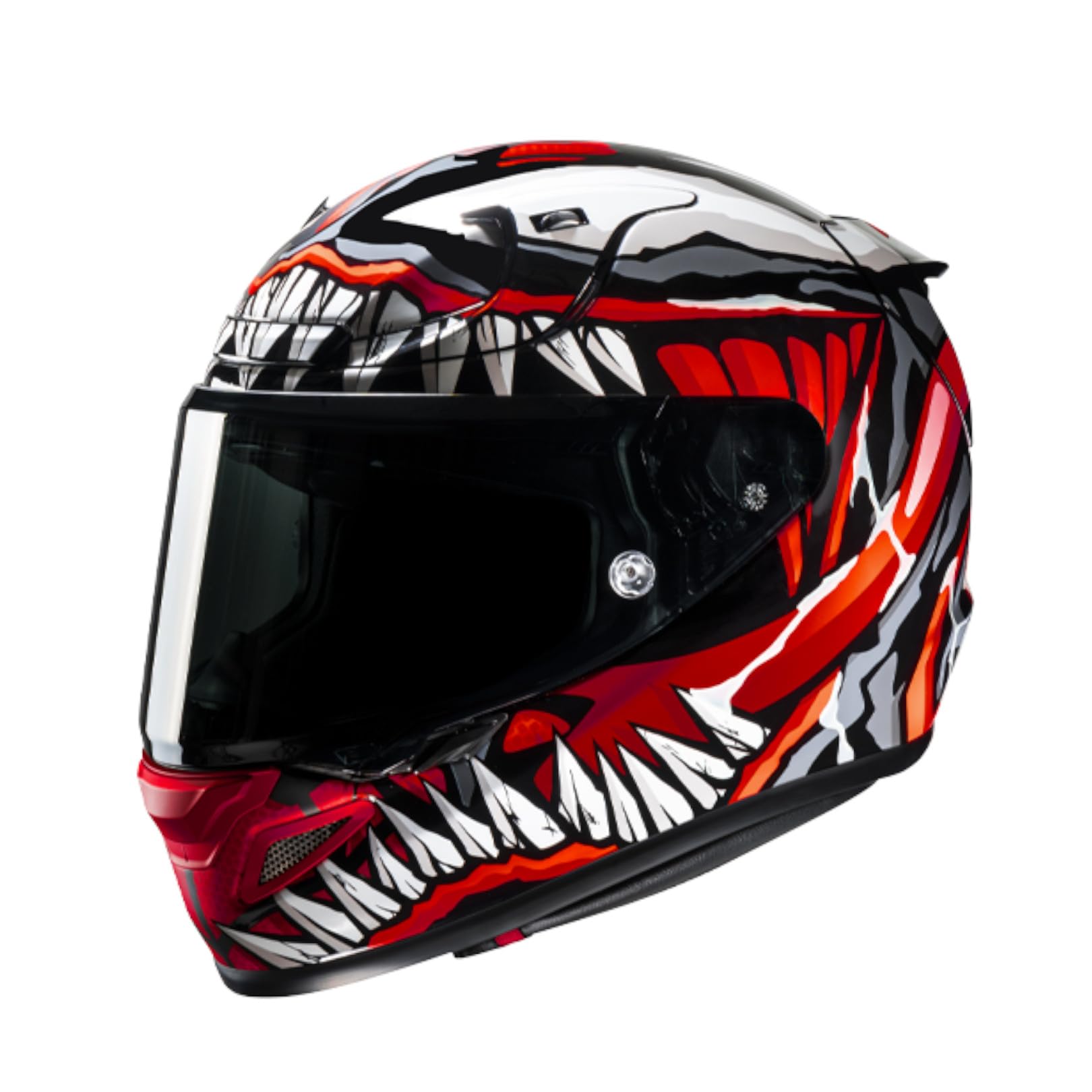 HJC RPHA 12 Maximized Venom Marvel MC1SF Motorradhelm Sturzhelm ECE 22.06 Integralhelm, M von HJC