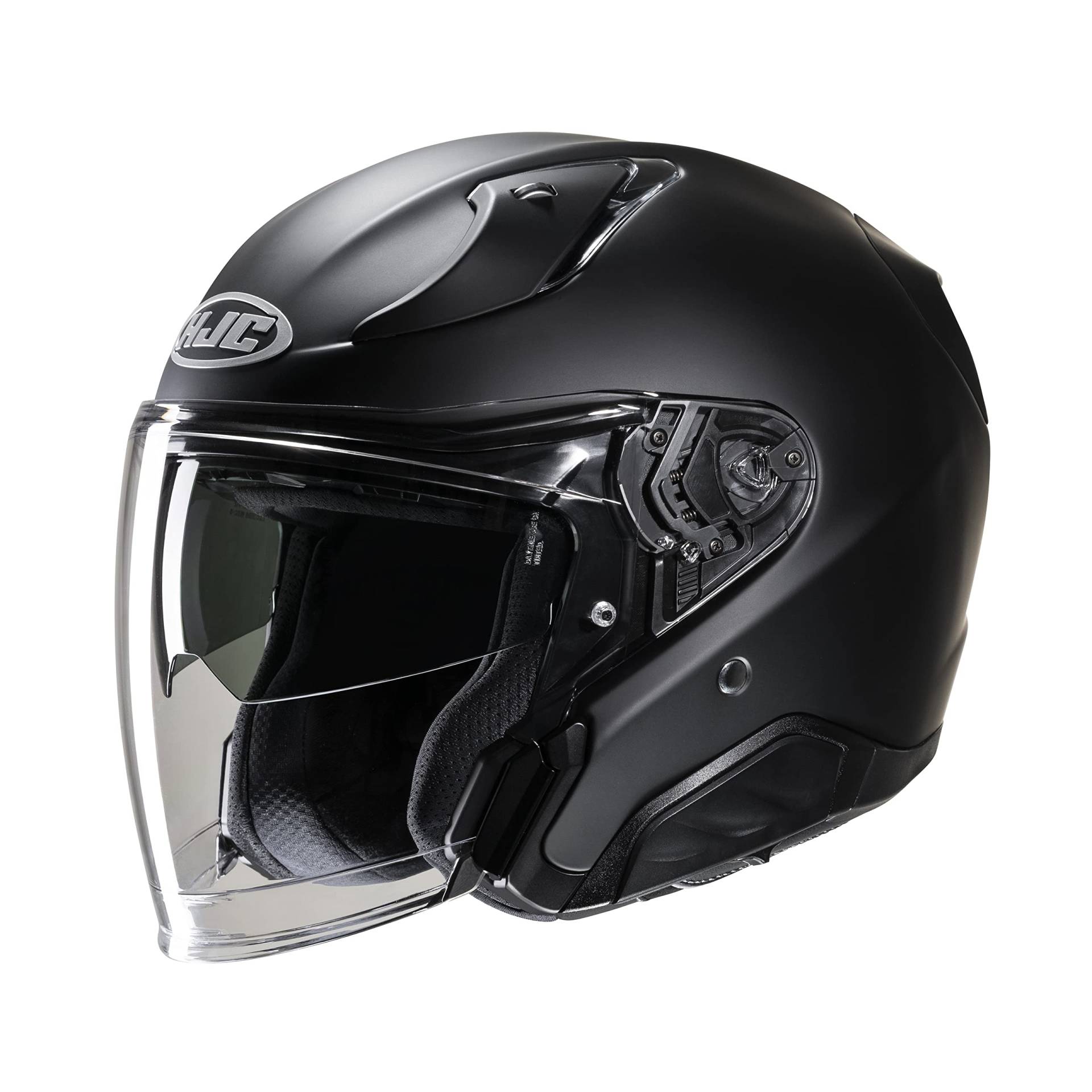 HJC RPHA 31 Solid Jethelm Motorradhelm mit Visier ECE 22.06, Matte Black, L von HJC