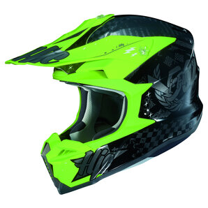 HJC i50 Artax MC4H Crosshelm Schwarz Gelb von HJC