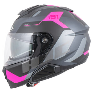 HJC i91 Carst MC8SF Klapphelm Schwarz Anthrazit Pink von HJC