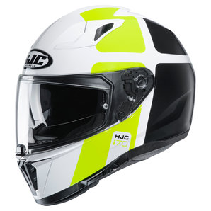 HJC I70 Prika MC4H Integralhelm Weiss Gelb Schwarz von HJC