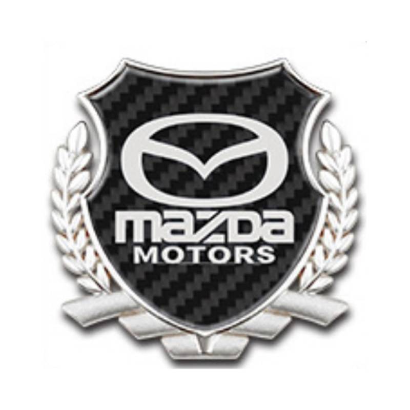 Auto Metall Emblem Aufkleber für Mazda MX-30 2022, Front Motorhaube/Heckkoffer Abzeichen Heckklappen Logo Auto-Emblem-Aufkleber,B von HJIAMIN