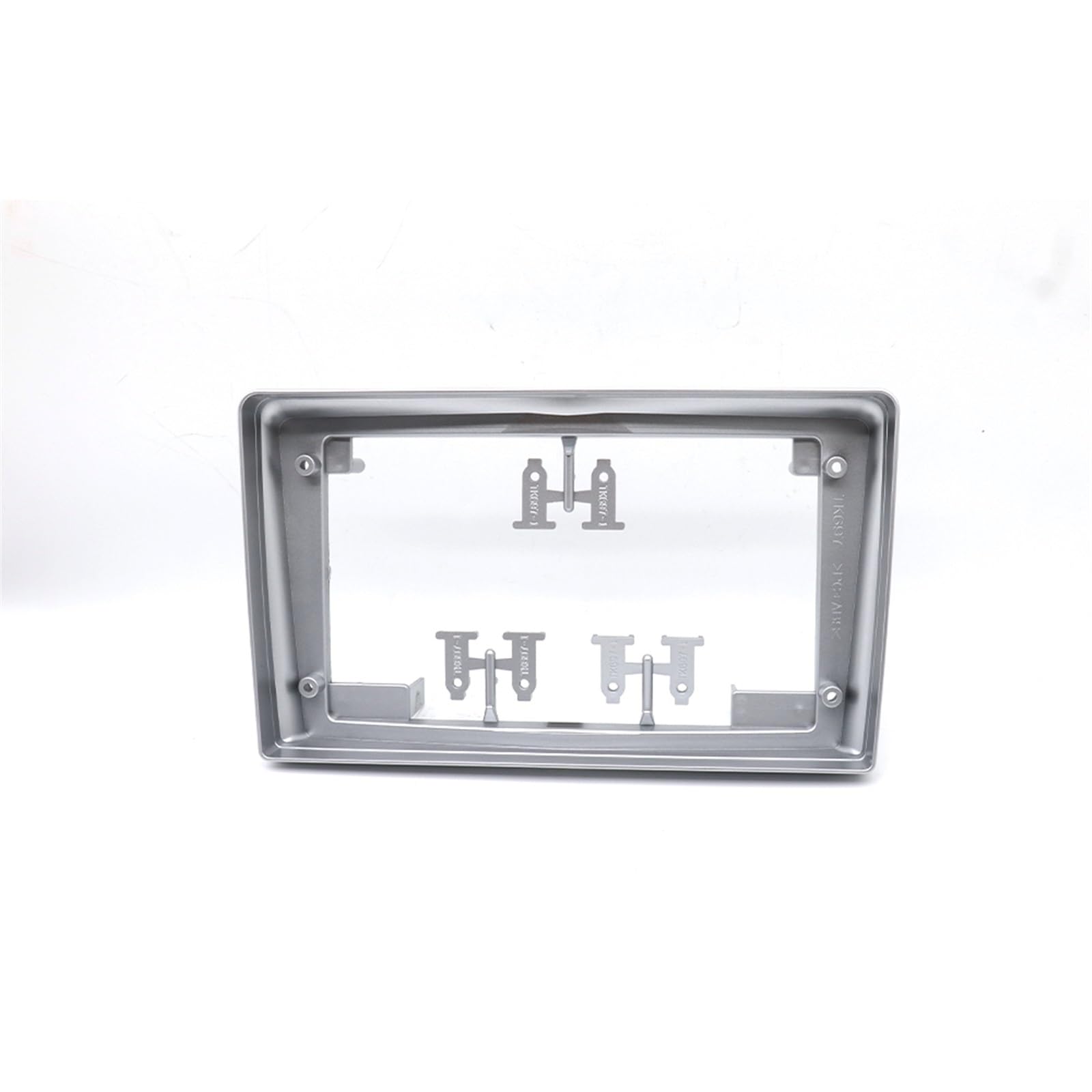 Auto Ersatz 22,9 cm Auto Faszienrahmen Radioblende Adapter Canbus Box Kompatibel mit Opel Zafira B Astra H Antara Corsa D Android Radio Armaturenbrett Panel Kit Auto Innenraum (Silber) von HJLHUIDM