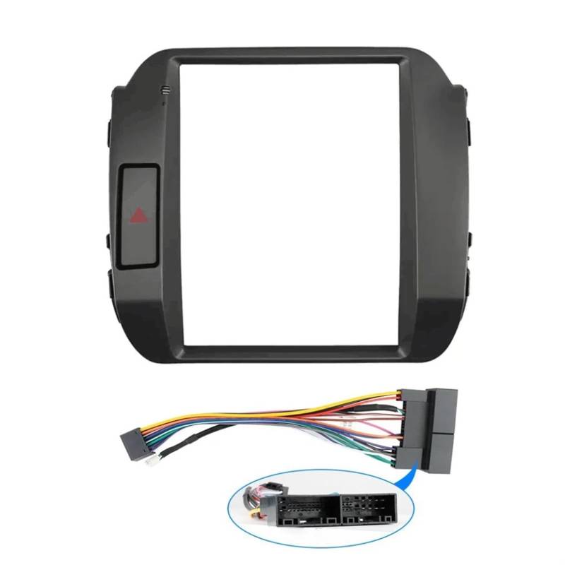 Auto Ersatz 9,7 Zoll Autoradio Blende Kompatibel mit KIA SPORTAGE 2010-2016 2 Din Haupteinheit MP5 Android Stereo Player Armaturenbrett Rahmen Verkleidung Auto Innenraum von HJLHUIDM