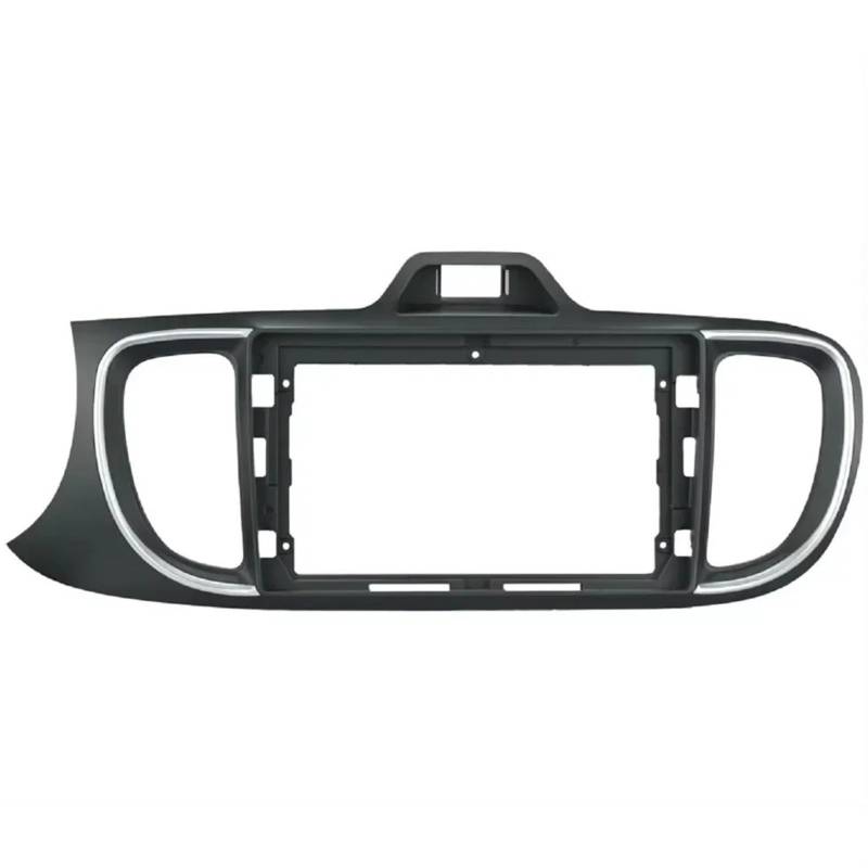 Auto Ersatz Kompatibel mit Kia 2017 Pegas Soluto 9 Zoll Autoinnenzubehör Android Auto Armaturenbrett Rahmen Autoradio Navigation GPS DVD Player Innenraum Auto von HJLHUIDM