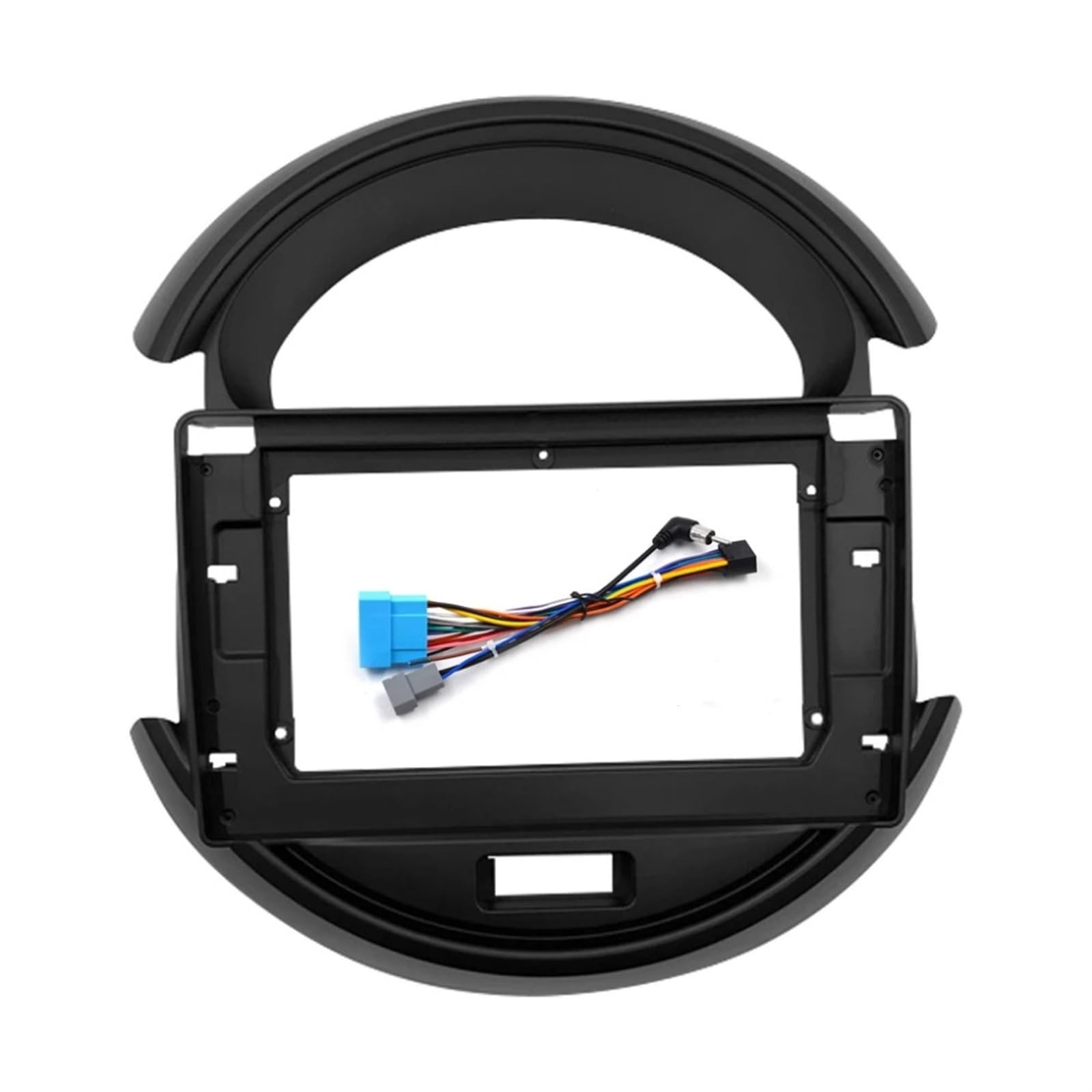 Ersatz-Navigationsfeld für Auto, Stereo, kompatibel mit Suzuki SPRESSO Radio Fascias Frame Fit 2 DIN 10 Zoll in Dash Headunit Display Innenraum des Autos (Rahmen an Kabel) von HJLHUIDM
