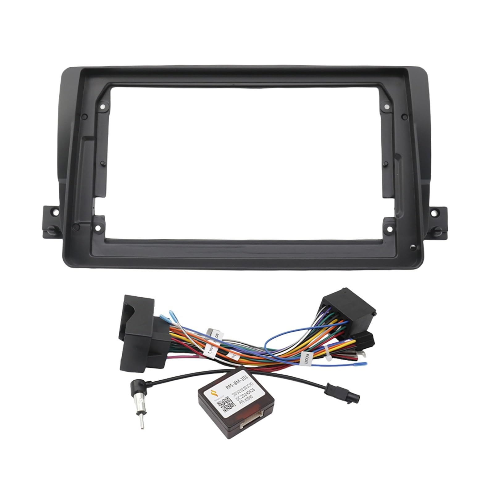 Ersatz für Auto 1998-2005 3 (E46) (9 Zoll) Autoradio Faszien-Fit Android Player Rahmen Adapter Abdeckung Stereo Montage auf Armaturenbrett Trimmkit Brille Innenraum von HJLHUIDM