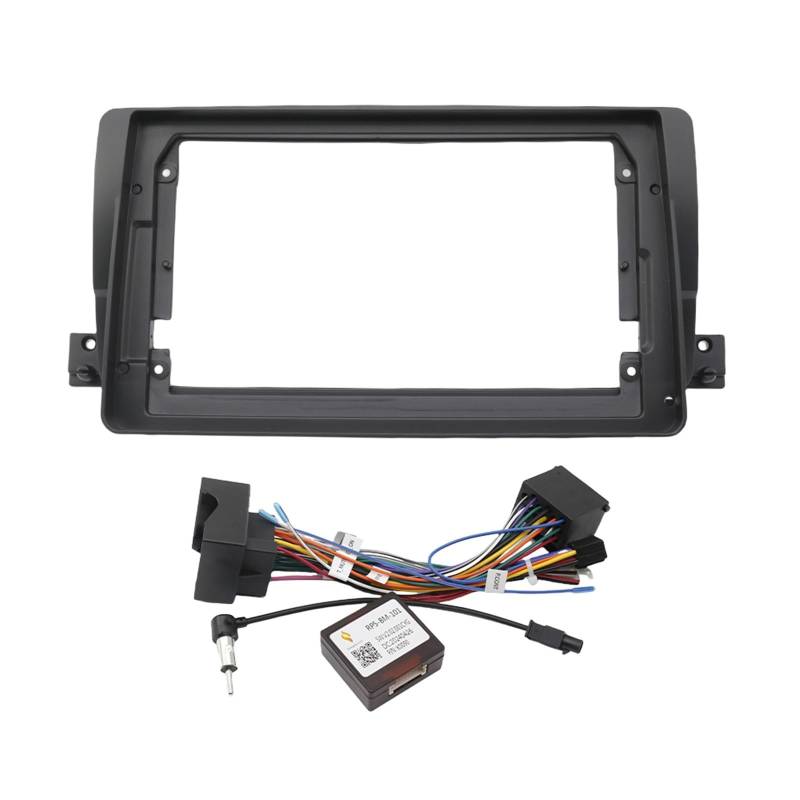 Ersatz für Auto 1998-2005 3 (E46) (9 Zoll) Autoradio Faszien-Fit Android Player Rahmen Adapter Abdeckung Stereo Montage auf Armaturenbrett Trimmkit Brille Innenraum von HJLHUIDM