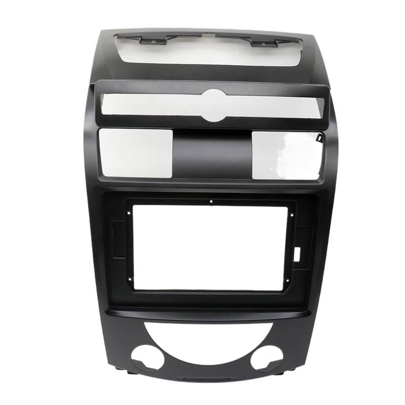HJLHUIDM Auto Ersatz Auto Armaturenbrett Rahmen Kompatibel mit SsangYong Rexton 2006-2012 Actyon 2013-2017 Rexton W 2014-2016 Radioblenden Panel Headunit Screen Car Interior von HJLHUIDM