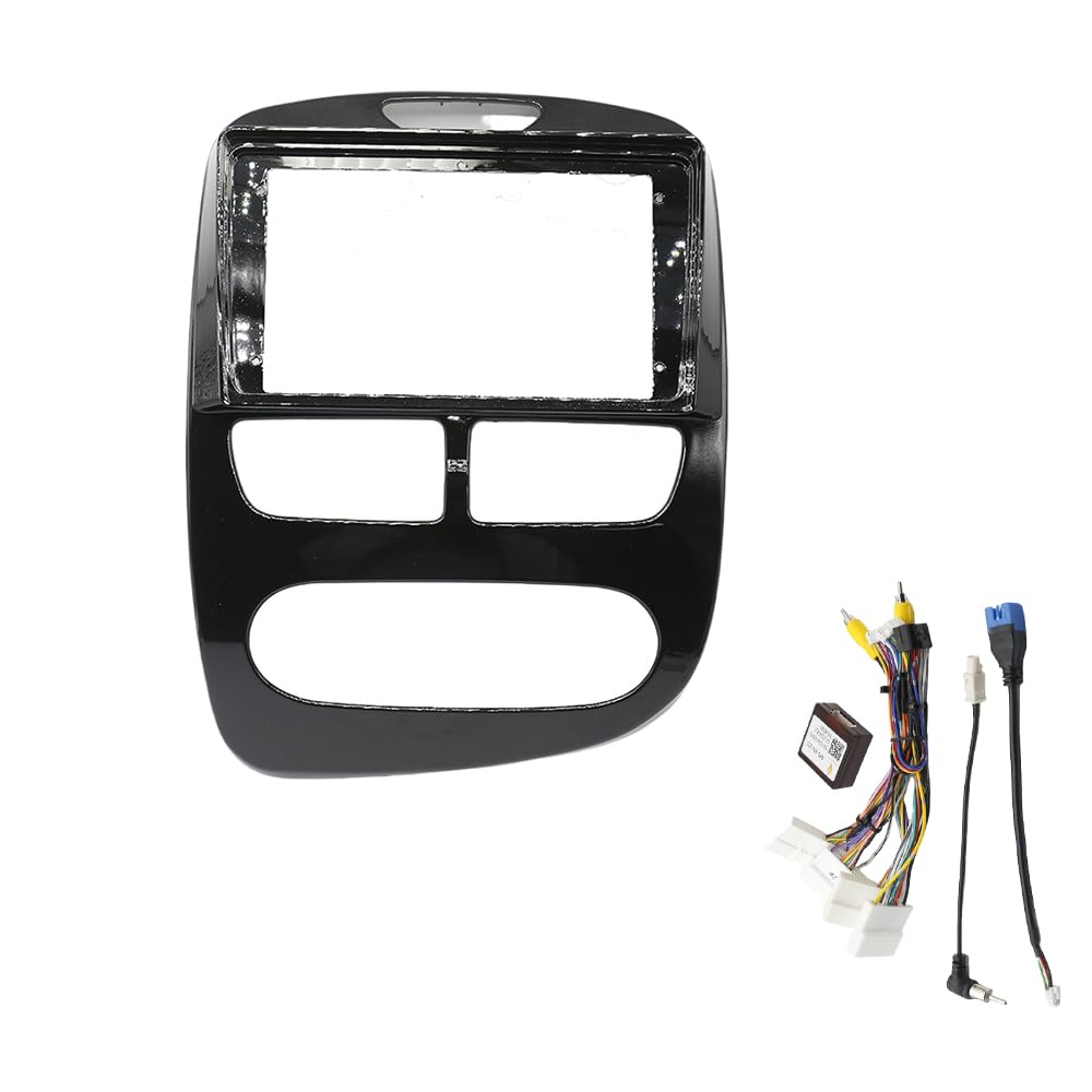 HJLHUIDM Auto-Ersatzteil, 22,9 cm (9 Zoll), Canbus-Box-Decoder, Android-Radio, Audio, Armaturenbrett-Set, kompatibel mit Clio 4 2012–2021, Auto-Innenraum (ein Rahmenkabel, Canbus) von HJLHUIDM