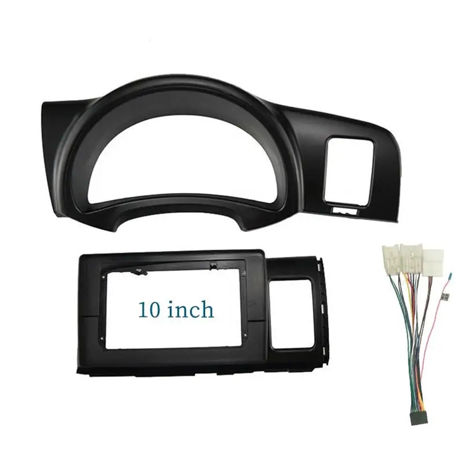 HJLHUIDM Auto-Ersatzteil, 25,7 cm (10,1 Zoll), Autorahmen-Adapter, Android-Radio, Audio, Armaturenbrett-Set, kompatibel mit Wish 2003–2008 RHD Auto-Innenraum (Rahmenkabel) von HJLHUIDM