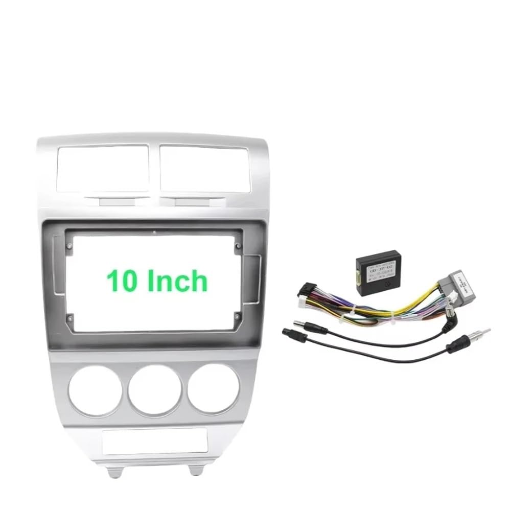 HJLHUIDM Ersatz-Autorahmen, 25,4 cm (10 Zoll), Canbus-Box, kompatibel mit Caliber Compass 1 MK Patriot Android Radio Armaturenbrett Innenraum (Rahmenkabel, Canbus) von HJLHUIDM