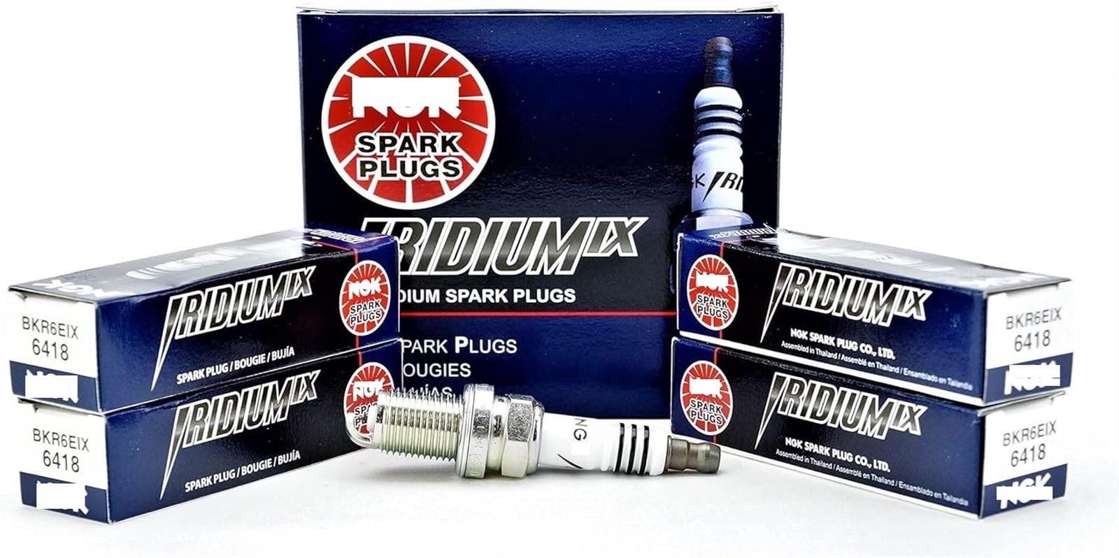 Car engine repair and maintenance replacement spark plug 6418 iridium spark plug BKR6EIX - 4 pieces von HJQFVASQ
