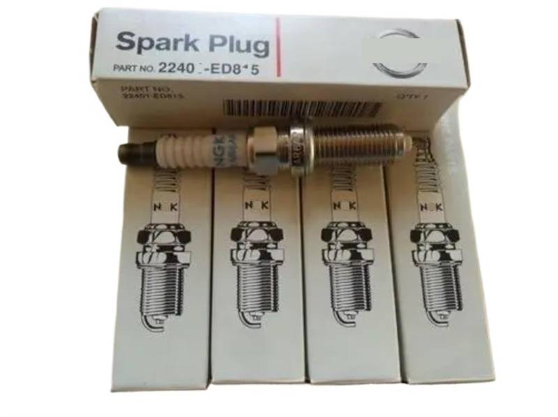 Reparatur und Wartung von brandneuen Automotoren, Austausch der Zündkerze OEM: 22401ED815/LZKAR6AP11 (4er-Pack) von HJQFVASQ