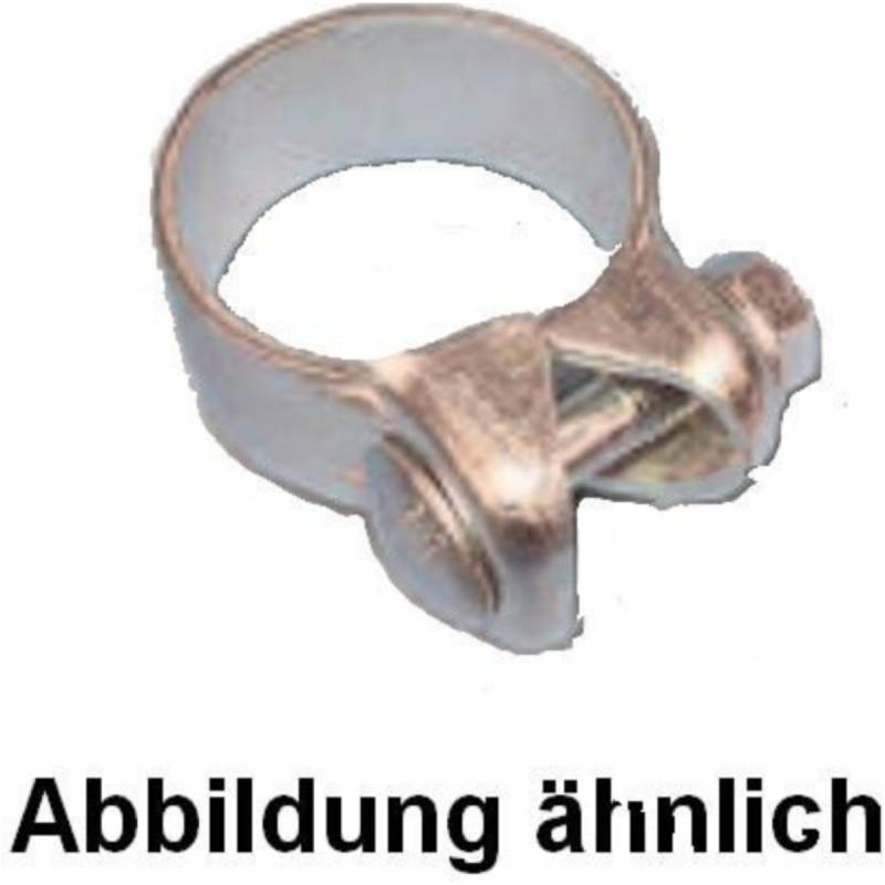 Auspuff endtopf schalldämpfer schelle 42.5 mm von HJS