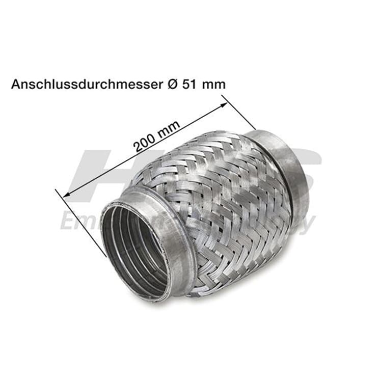 HJS Edelstahl Flex-Rohr Ford Opel VW HJS Edelstahl Flex-Rohr Ford Opel VW von HJS