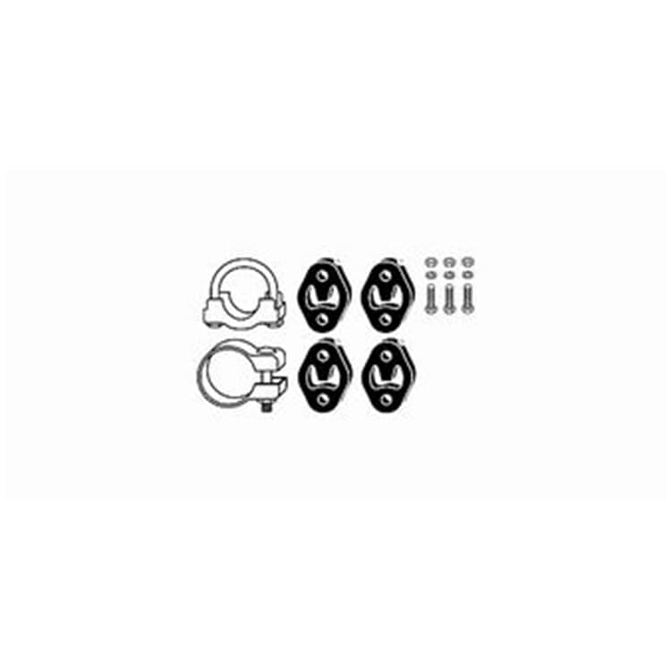 HJS Montagesatz f?r Abgasanlage Ford Fiesta Fusion Mazda 2 1,4 TDCi HJS Montagesatz f?r Abgasanlage Ford Fiesta Fusion Mazda 2 1,4 TDCi von HJS