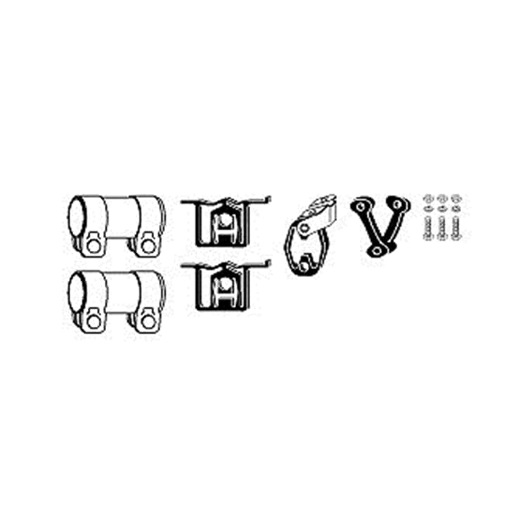 HJS Montagesatz f?r Abgasanlage Seat Leon Toledo Skoda Octavia VW Bora Golf 4 HJS Montagesatz f?r Abgasanlage Seat Leon Toledo Skoda Octavia VW Bora Golf 4 von HJS