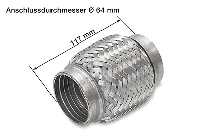 Hjs Flexrohr, Abgasanlage [Hersteller-Nr. 83008335] für BMW von HJS