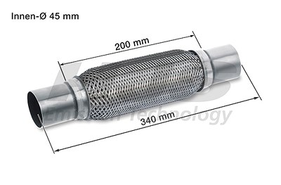 Hjs Flexrohr, Abgasanlage [Hersteller-Nr. 83008593] von HJS