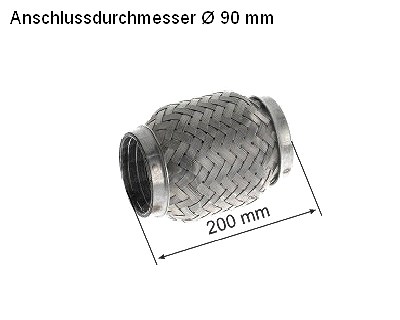 Hjs Flexrohr, Abgasanlage [Hersteller-Nr. 83008539] von HJS