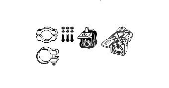 Hjs Montagesatz, Abgasanlage [Hersteller-Nr. 82234162] für Renault von HJS