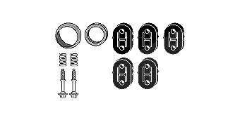 Hjs Montagesatz, Abgasanlage [Hersteller-Nr. 82438046] für Honda von HJS