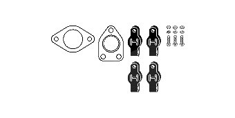 Hjs Montagesatz, Abgasanlage [Hersteller-Nr. 82457873] für Mitsubishi von HJS