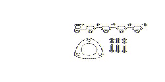 Hjs Montagesatz, Katalysator [Hersteller-Nr. 82141862] für Opel von HJS