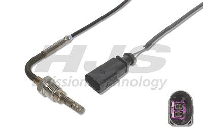 Hjs Sensor, Abgastemperatur [Hersteller-Nr. 92094167] für Audi, VW von HJS