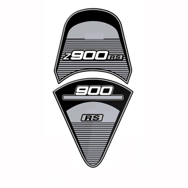 HJTEDHE Motorcycle Tankpad 3D Motorrad Tankaufkleber Tankaufkleber Motorrad Heckflügel Heckaufkleber Für Kawasaki Für Z900RS 2017-2020 Tankpad Motorrad Lackschutz Aufkleber(1) von HJTEDHE