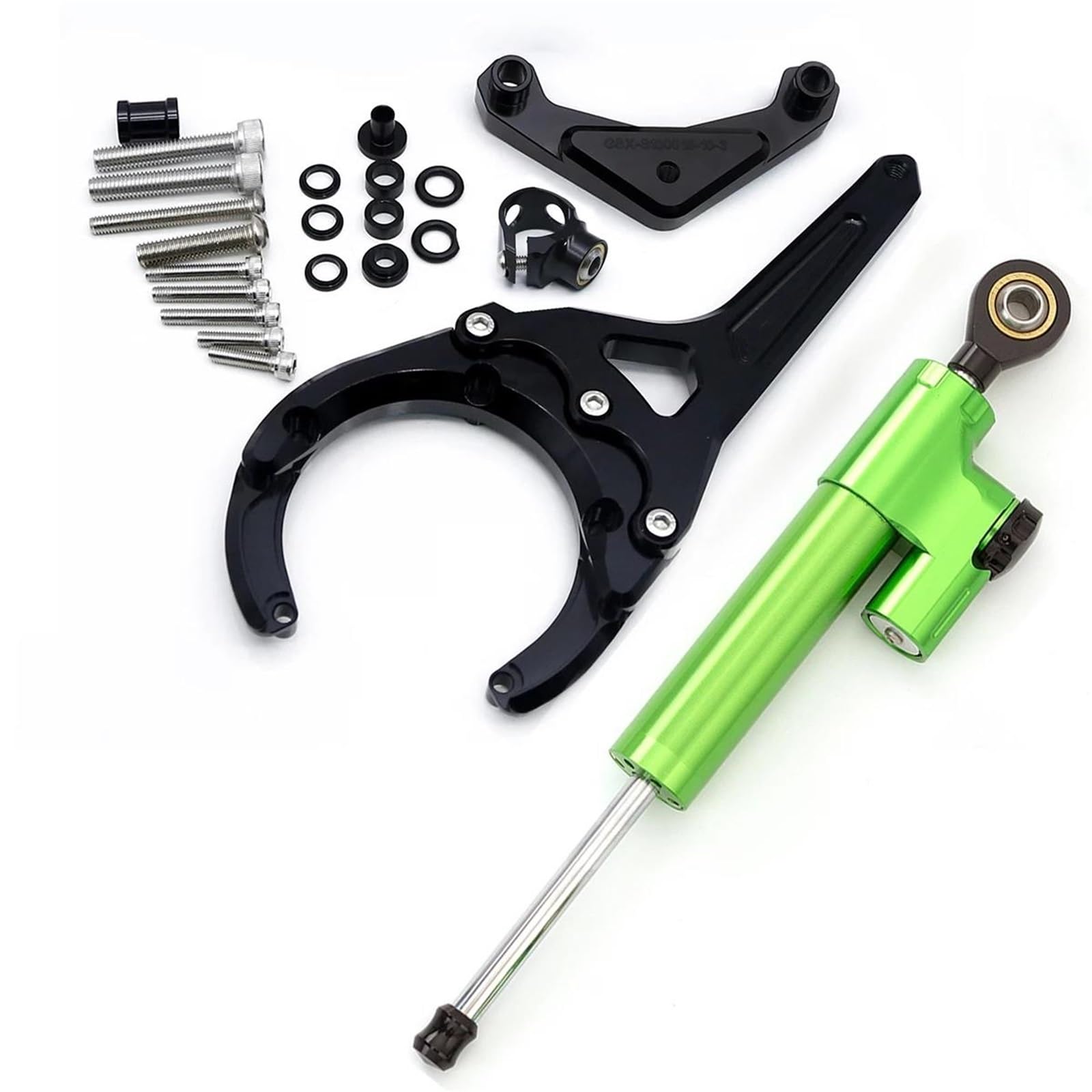 HJTEDHE Motorrad Lenkungsdämpfer Für Suzuki Für GSXS1000/F 2016-2023 Lenkungsdämpfer Motorrad Stabilisieren Dämpfer Halterung Montage Kit Motorrad Lenkung Stabilisator Lenkungsdämpfer Motorrad(Green) HJTEDHE Motorrad Lenkungsdämpfer Für Suzuki Für GSXS1000/F 2016-2023 Lenkungsdämpfer Motorrad Stabilisieren Dämpfer Halterung Montage Kit Motorrad Lenkung Stabilisator Lenkungsdämpfer Motorrad(Green) von HJTEDHE