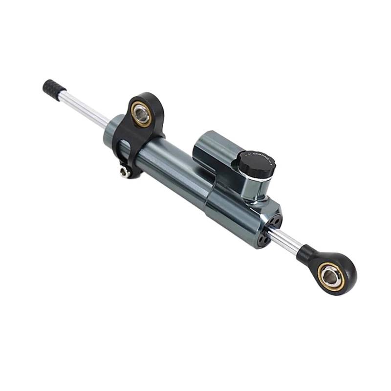 HJTEDHE Motorrad Lenkungsdämpfer Motorrad-Lenkungsstabilisator Universal Motorrad Einstellbarer Lenkungsdämpferstabilisator Für MT10 MT07 MT09 MT03 Lenkungsdämpferstabilisato(Gray) von HJTEDHE