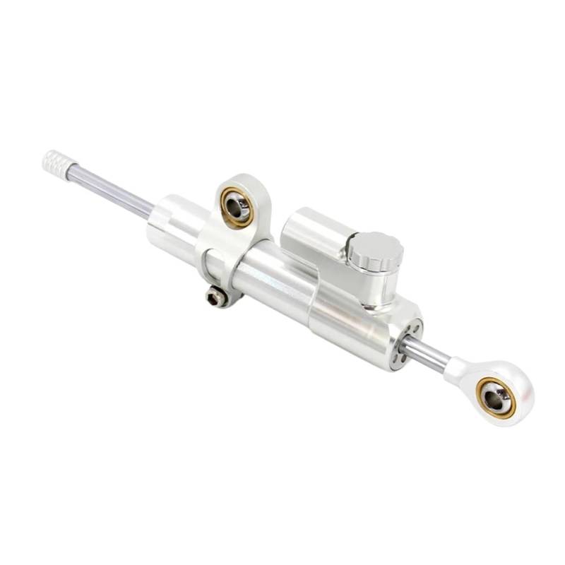 HJTEDHE Motorrad Lenkungsdämpfer Motorrad-Lenkungsstabilisator Universal Motorrad Einstellbarer Lenkungsdämpferstabilisator Für MT10 MT07 MT09 MT03 Lenkungsdämpferstabilisato(Silver-A) von HJTEDHE