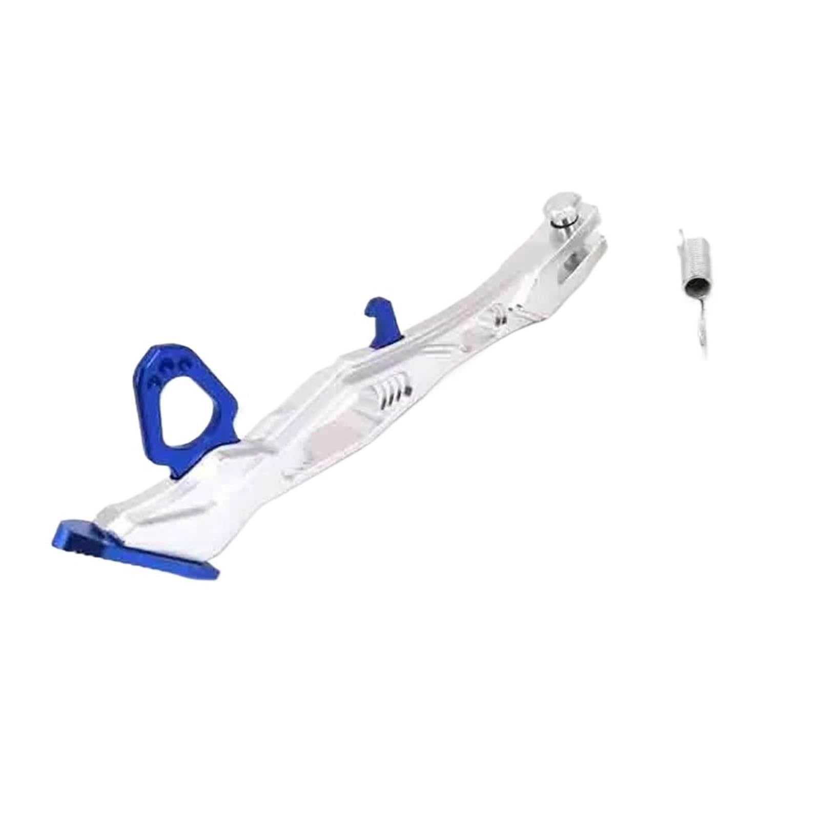 HJTEDHE Motorrad-Sider-Ständer Motorradzubehör Universal-Seitenständer Ständer Verstellbarer Stativfuß Seitenstützständer Parken Kickstand Ständer(Blue) von HJTEDHE
