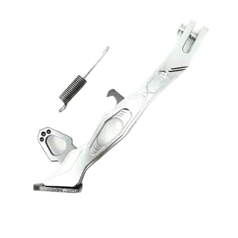 HJTEDHE Motorrad-Sider-Ständer Motorradzubehör Universal-Seitenständer Ständer Verstellbarer Stativfuß Seitenstützständer Parken Kickstand Ständer(Gray) von HJTEDHE