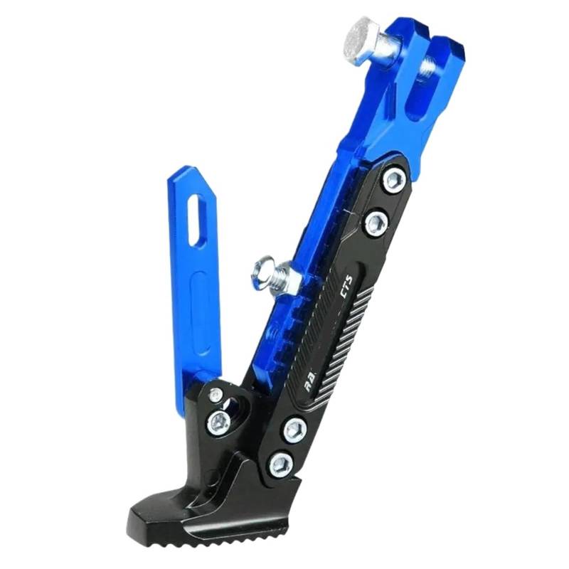 HJTEDHE Motorrad-Ständer Motorrad-Parkständer, CNC-Verstellbarer Ständer, Motocross-Roller-Zubehör Für Shadow Vt600 Vt750 Vt1100 Vt1100C Standfuß Motorrad(Blue) von HJTEDHE