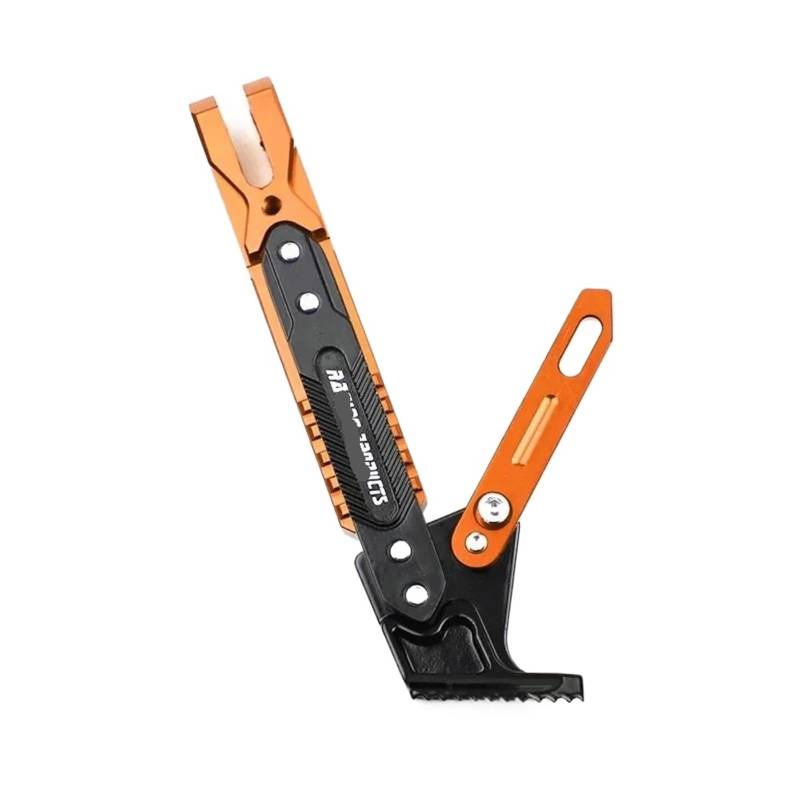 HJTEDHE Motorrad-Ständer Motorrad Ständer Seite Unterstützung Kick Halterung Fuß Stehen Für MT07 MT 09 MT09 SP MT 10 MT10 SP Standfuß Motorrad(Orange) von HJTEDHE