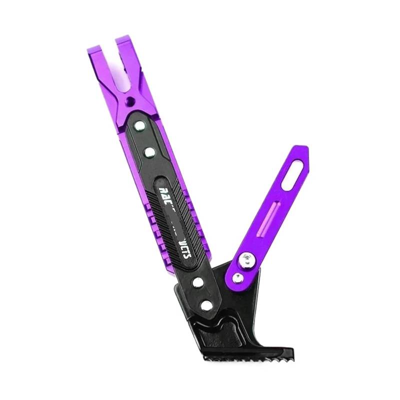 HJTEDHE Motorrad-Ständer Motorrad Ständer Seite Unterstützung Kick Halterung Fuß Stehen Für MT07 MT 09 MT09 SP MT 10 MT10 SP Standfuß Motorrad(Purple) von HJTEDHE
