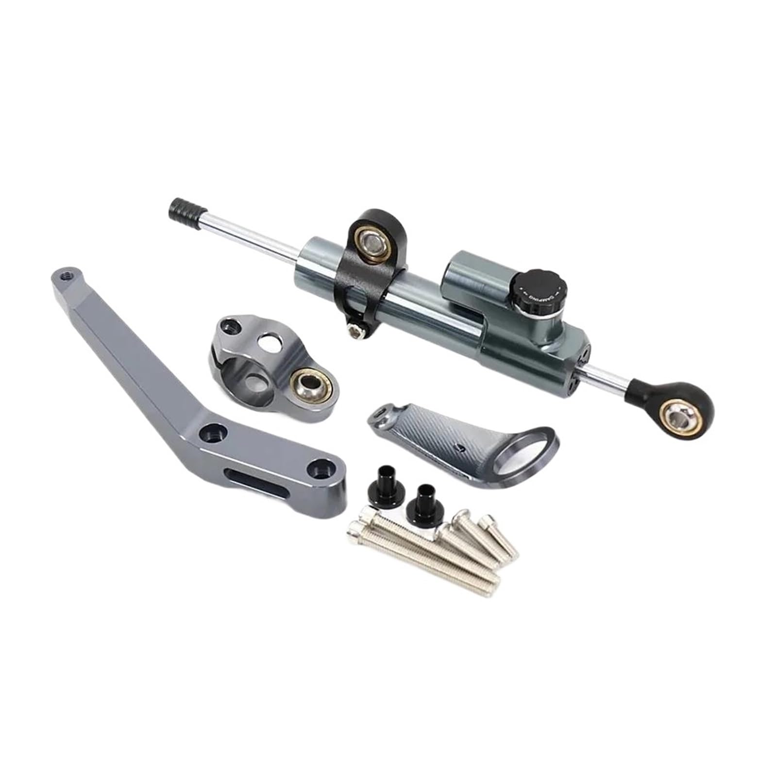 HJTEDHE Stabilisator Lenkungs DäMpfer Für CBR929RR 2000 2001 Motorrad Lenkung Stabilisieren Dämpfer Montage Halterung Motorrad Puffer Control Bar Lenkungs DäMpfer Motorrad(Gray-B) von HJTEDHE
