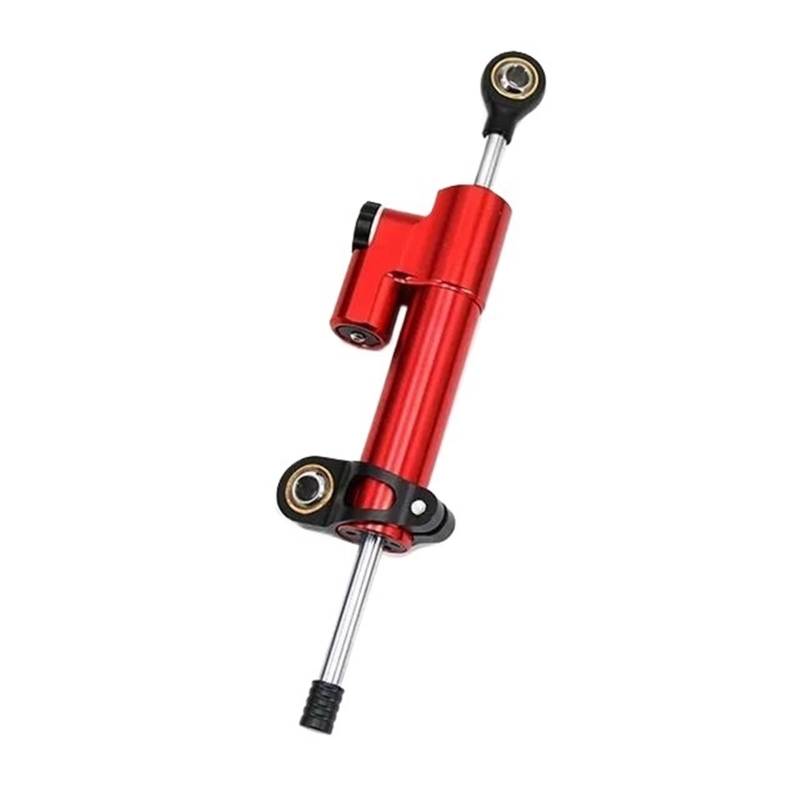 HJTEDHE Stabilisator Lenkungs DäMpfer Für MT09 MT07 R1 R6 FZ1 XJR1300 Universal Motorrad Dämpfer Lenkung Stabilisieren Sicherheit Control Motorrad Lenkung Stabilisator Lenkungsdämpfer Motorrad(Red-B) von HJTEDHE