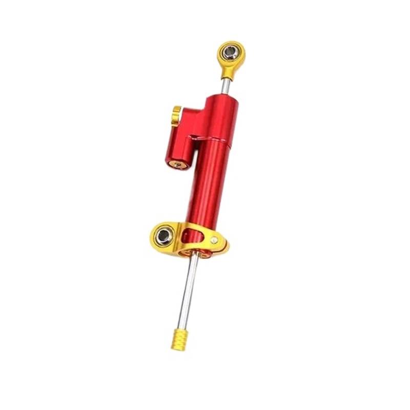 HJTEDHE Stabilisator Lenkungs DäMpfer Für MT09 MT07 R1 R6 FZ1 XJR1300 Universal Motorrad Dämpfer Lenkung Stabilisieren Sicherheit Control Motorräder Directional Schock Lenkungsdämpfer Motorrad(Red-B) von HJTEDHE