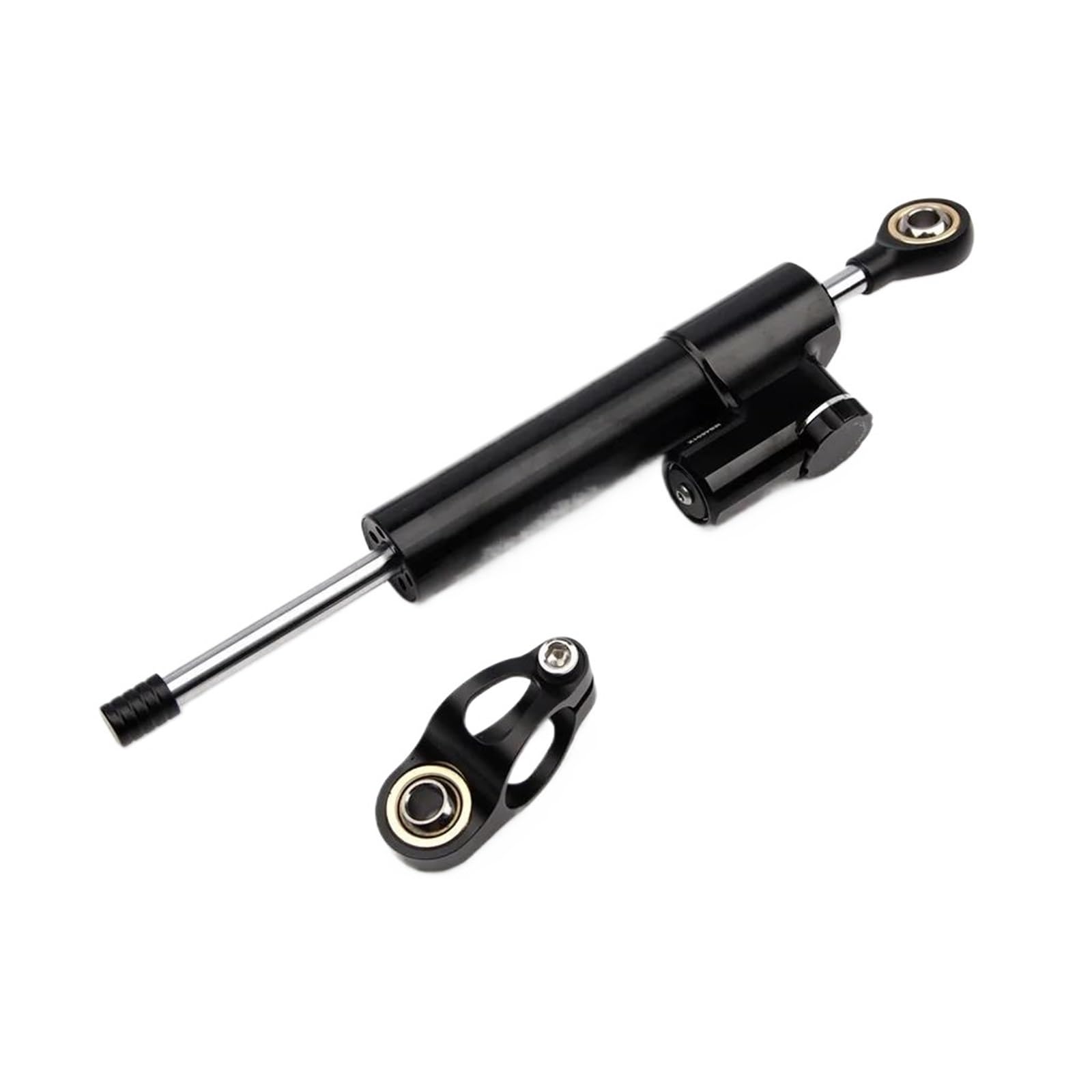 HJTEDHE Stabilisator Motorrad Lenkung Stabilisieren Dämpfer Halterung Montieren Motorrad 256mm FÜR MT09 MT FZ 09 FZ09 2013-2020 Lenkungs DäMpfer Motorrad(Black) von HJTEDHE